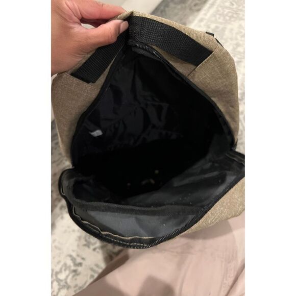 Beige  School Work Neutral Backpack Bag Laptop Travel - Picture 3 of 4